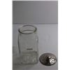 Image 3 : (3) Glass Candy Store Jars - w/ Lids