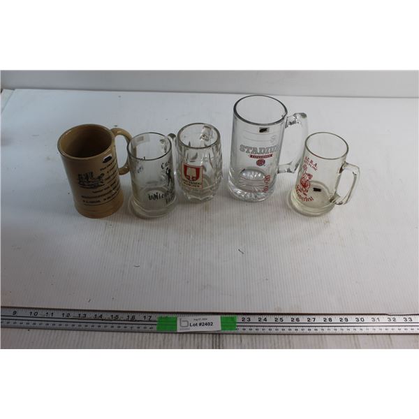 (5) Beer Mugs