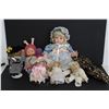 Image 1 : (7) Assorted Porcelain Dolls