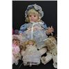 Image 3 : (7) Assorted Porcelain Dolls