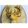 Image 3 : (3) Deer Head Chalkware Wall Decorations