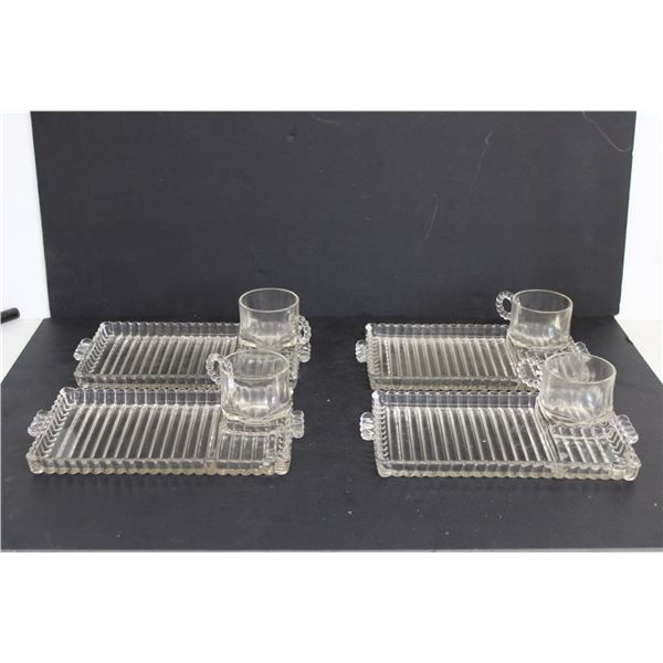 (4) Hostess or Dainty Sets