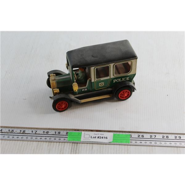Vintage Police Truck Toy