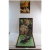 Image 1 : (2) Wildlife Framed Prints 21'' x 17'' and Kittens Poster
