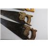 Image 3 : (3) Assorted Hand Saws