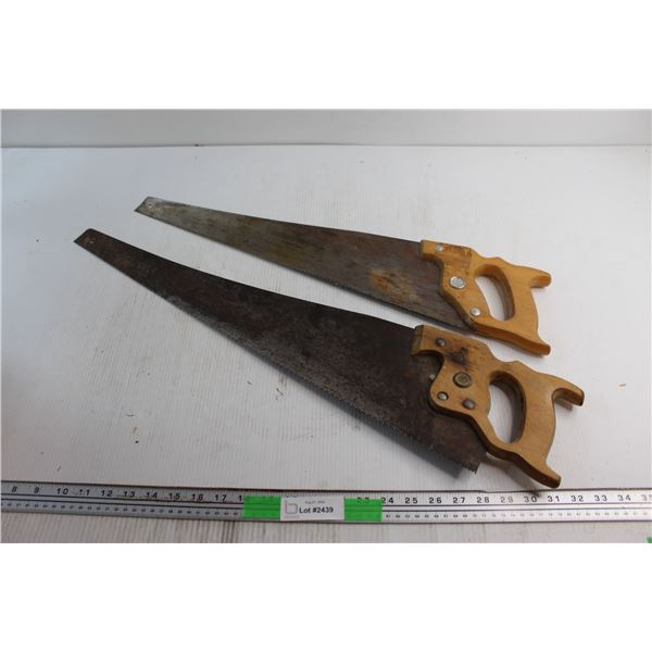 (2) Hand Saws