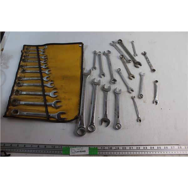 (17) Assorted Wrenches and 11 pc Wrench Set