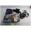 Image 1 : (6) Assorted Leashes, Snuggie Blanket Coat with Sleeves and Assorted Items