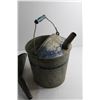 Image 2 : *Gas Can, Metal Funnel and Galvanized Oil Funnel Bucket