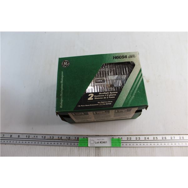 2 Halogen Headlight System One High/Low Beam - Untested, Consignor States Working
