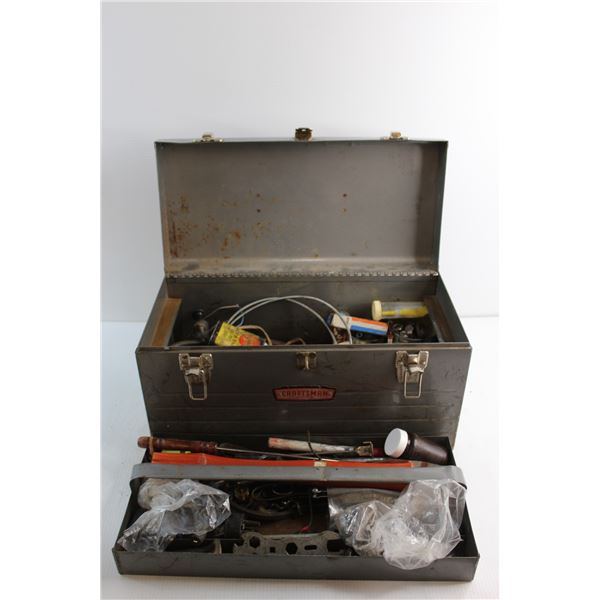 Craftsman Tool Box with Assorted Tools