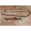Image 3 : (2) 26 ft Chains with Hooks and Enamel Bowl