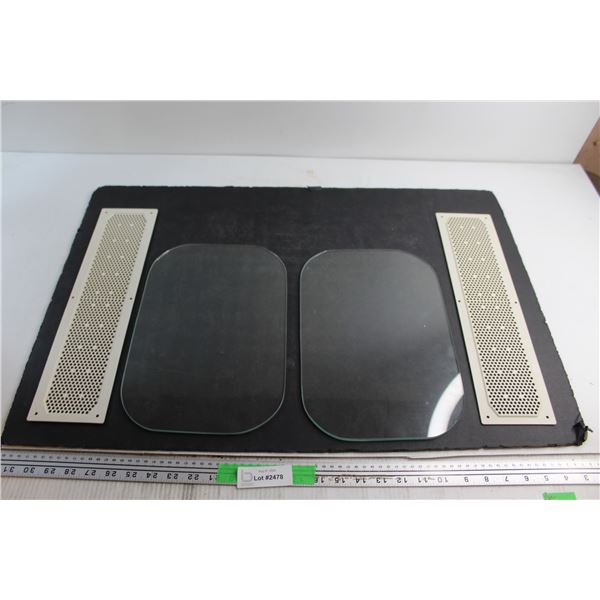 (2) Tempered Glasses and (2) Vent Covers