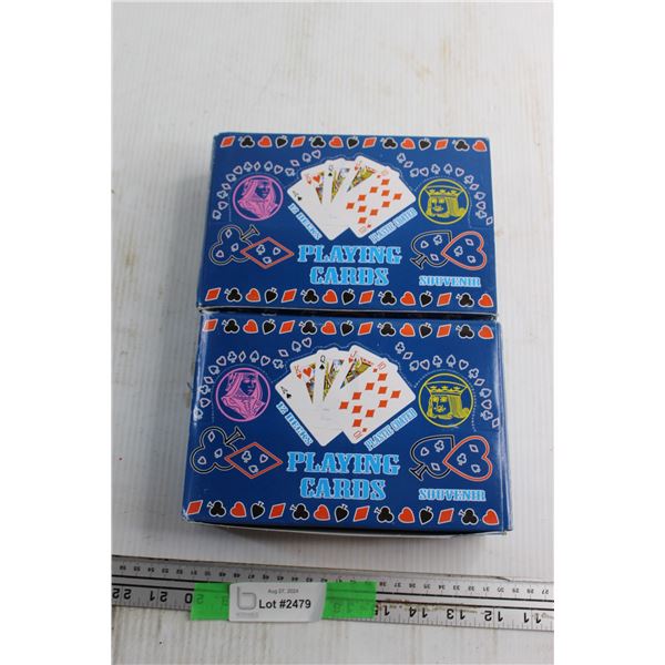 (2) Boxes of CFL Team Playing Cards - BC Lions