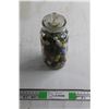 Image 1 : Storage Jar with Assorted Marbles
