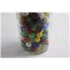 Image 2 : Storage Jar with Assorted Marbles