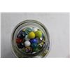 Image 3 : Storage Jar with Assorted Marbles