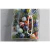 Image 2 : Jar with Assorted Marbles