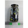 Image 1 : Jar with Assorted Marbles