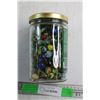 Image 1 : Jar with Assorted Marbles