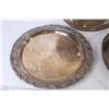 Image 4 : (3) Vintage Plated Trays