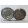 Image 1 : (2) Pewter Plates