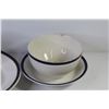 Image 2 : Falcona Ware Dishes - Plates - Gravy Boat - Bowls