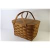 Image 7 : Vintage Woven Wood Picnic Basket - Plastic Plates - Plastic & Metal Cutlery - Plastic Cups