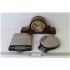Image 1 : Spartus Electric Clock (running) - (2) Digital Scales (not working)