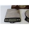 Image 3 : Spartus Electric Clock (running) - (2) Digital Scales (not working)