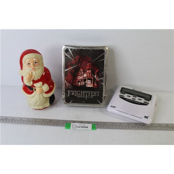 Frightfest 5 CD Set (NIB) - Musical Santa - Mid Land Digital Weather Alert Machine