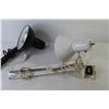 Image 2 : (2) Expandable Lamps w/Clamps (both working)