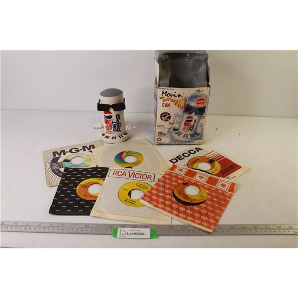 Movin & Groovin Pepsi Can - Vinyl Records Beach Boys - Beatles - Mitch Rider