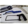 Image 2 : Pickle Fork - Sm Hacksaw - (2) Vice Grips - Parts Cleaning Brush - Wrench
