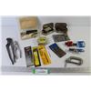 Image 1 : Craftsman Planer Blades & Parts - Pliers - Allen Keys - Measuring Tape - Pipe Cutter - Misc. Items