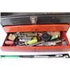 Image 3 : Metal Tool Box w/Drawers & Tray - Socket Set Assorted Hand Tools