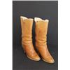 Image 1 : Tan Leather Cowboy Boots-Size 7.5