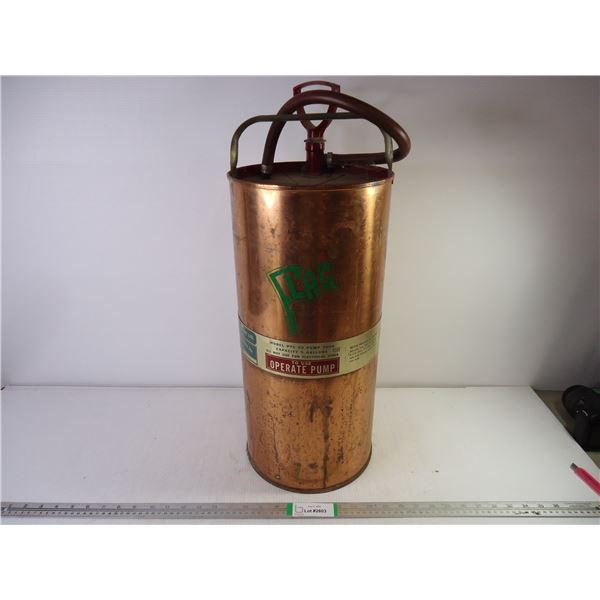 *Vintage Flag Fire Extinguisher-no dents