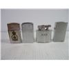 Image 4 : Small Metal Case Containing (8) Vintage Butane Lighters-untested-as is