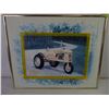 Image 3 : (2) Homemade Framed Tractor Pictures in 20"x16" Frames (some frame damage)