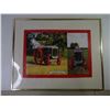 Image 3 : (2) Homemade Framed Tractor Pictures in 20"x16" Frames (some frame damage)