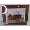 Image 4 : (2) Homemade Framed Tractor Pictures in 20"x16" Frames (some frame damage)