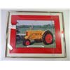 Image 2 : (2) Homemade Framed Tractor Pictures in 20"x16" Frames (some frame and broken glass damage)