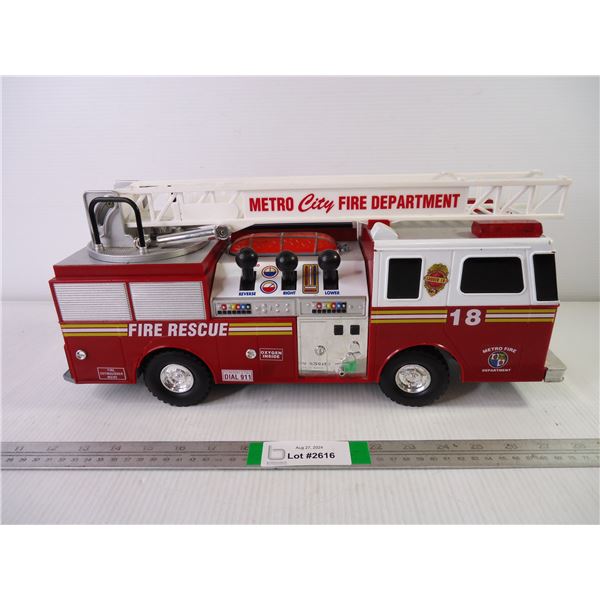 Toy Fire Truck-17" long