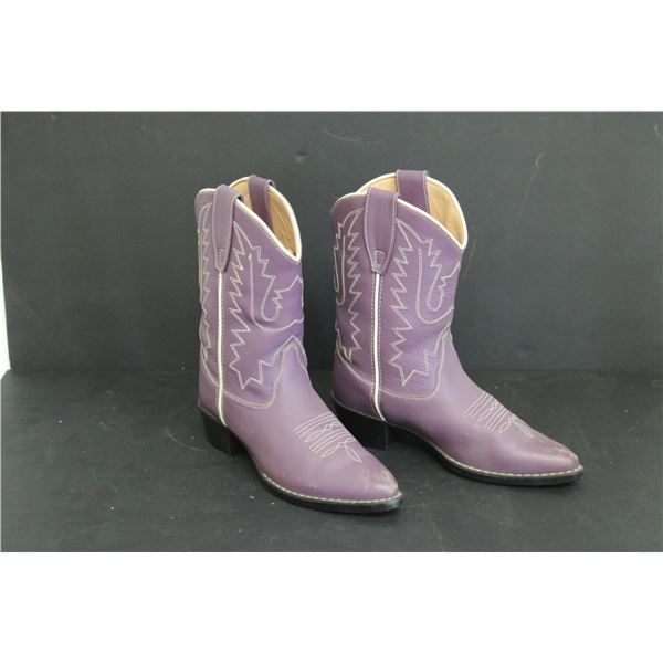 Cimarron Leather Boots-Size 6 B