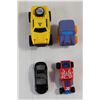Image 2 : Mouton-Cadet Wine Two Bottle Gift Box, (4) Toy Cars, Nerf Gun, Justice League Toy, Assorted Kids Toy