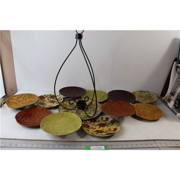 Candle/Lantern Hanger, Metal Wall Decoration