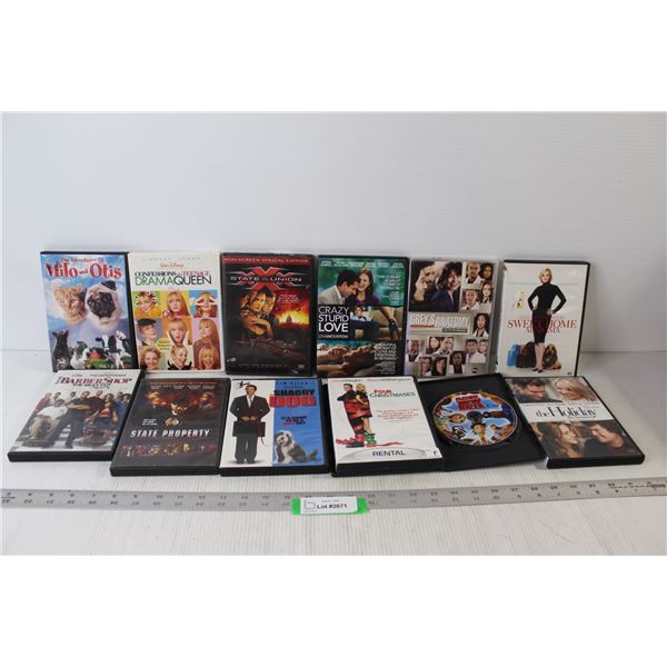 (12) DVD Movies TV Shows: Cloudy With a Chance Of Meatballs, The Shaggy Dog, Grey's Anatomy Complete