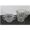 Image 2 : (2) Corningware Mugs, Gibson Mug, Footed Candy Dish, (4) Crystal Cut Glass Candy Dishes, Crystal Cut