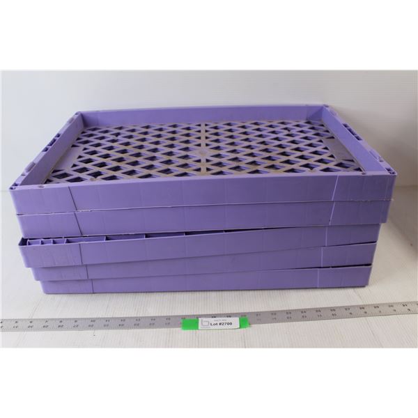 (5) Fruit/Vegetable Storage Trays - Each Measures 16" x 24"